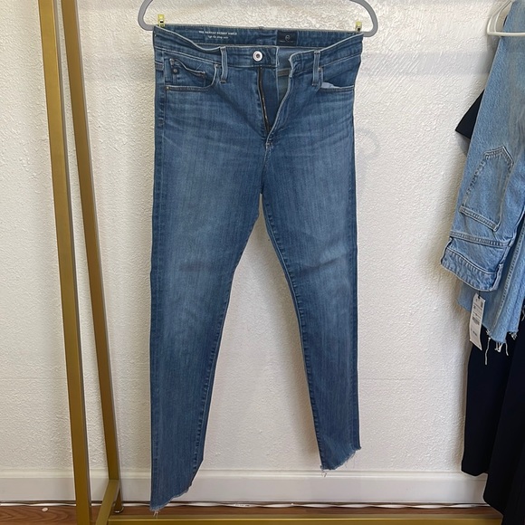 EUC Adriano Goldschmied Farrah Skinny High Rise Ankle Jeans 29 R - Picture 2 of 5